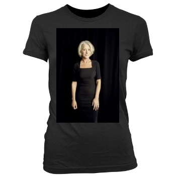 Helen Mirren Women's Junior Cut Crewneck T-Shirt