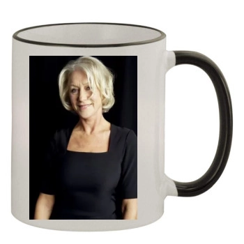 Helen Mirren 11oz Colored Rim & Handle Mug