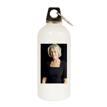 Helen Mirren White Water Bottle With Carabiner