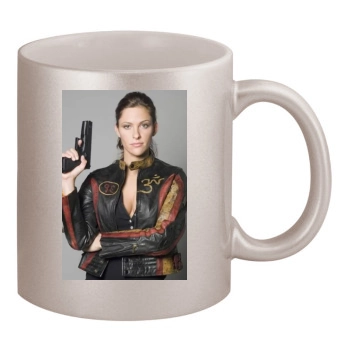 Jill Wagner 11oz Metallic Silver Mug