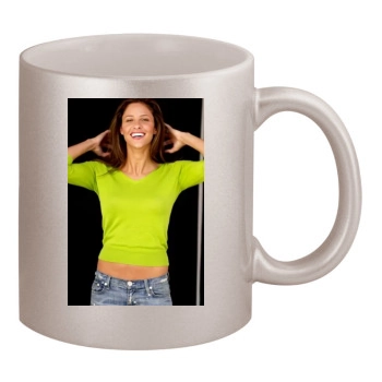 Jill Wagner 11oz Metallic Silver Mug