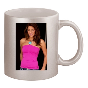 Jill Wagner 11oz Metallic Silver Mug