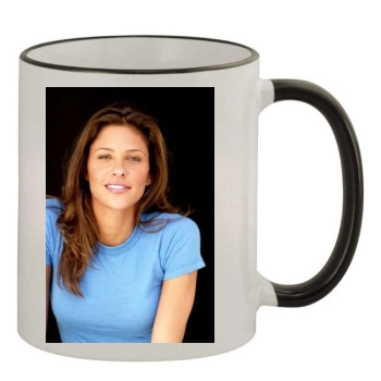 Jill Wagner 11oz Colored Rim & Handle Mug