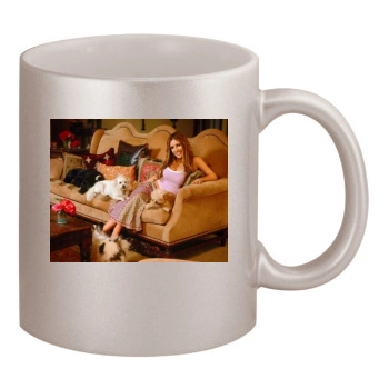 Jillian Barberie 11oz Metallic Silver Mug