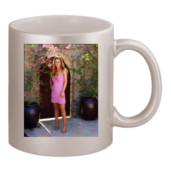 Jillian Barberie 11oz Metallic Silver Mug