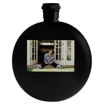 Jim Carrey Round Flask