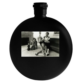 Jim Carrey Round Flask