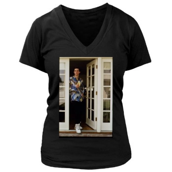 Jim Carrey Women's Deep V-Neck TShirt