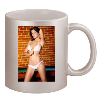 Jo Garcia 11oz Metallic Silver Mug