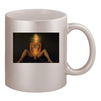 Jo Guest 11oz Metallic Silver Mug