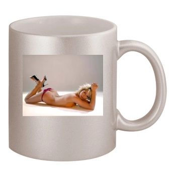 Jo Guest 11oz Metallic Silver Mug