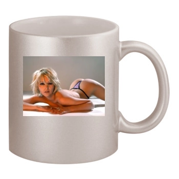 Jo Guest 11oz Metallic Silver Mug