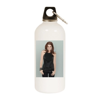 JoAnna Garcia White Water Bottle With Carabiner