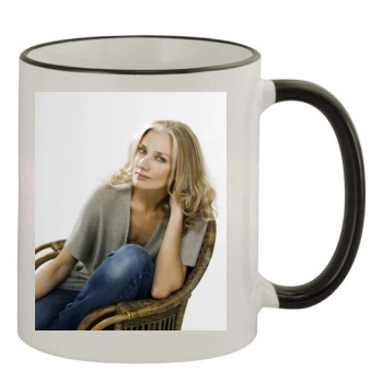 Joely Richardson 11oz Colored Rim & Handle Mug