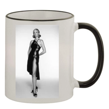 Joely Richardson 11oz Colored Rim & Handle Mug