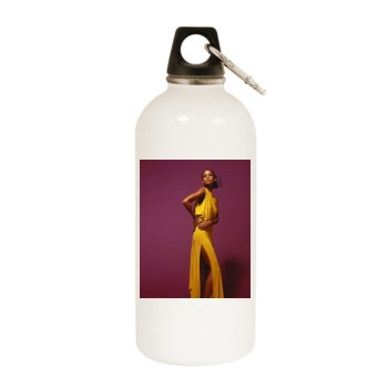 Joy Bryant White Water Bottle With Carabiner