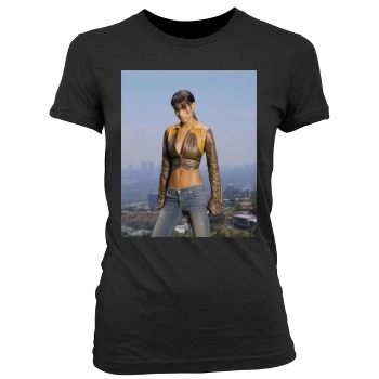 Joy Bryant Women's Junior Cut Crewneck T-Shirt