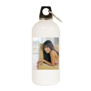 Joy Bryant White Water Bottle With Carabiner