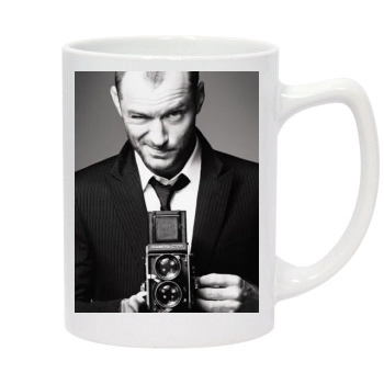 Jude Law 14oz White Statesman Mug