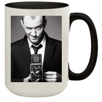 Jude Law 15oz Colored Inner & Handle Mug