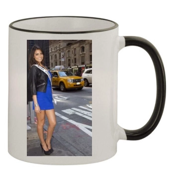 Ximena Navarrete 11oz Colored Rim & Handle Mug