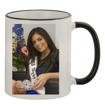 Ximena Navarrete 11oz Colored Rim & Handle Mug