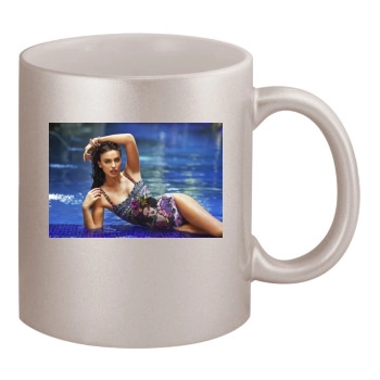 Irina Shayk 11oz Metallic Silver Mug