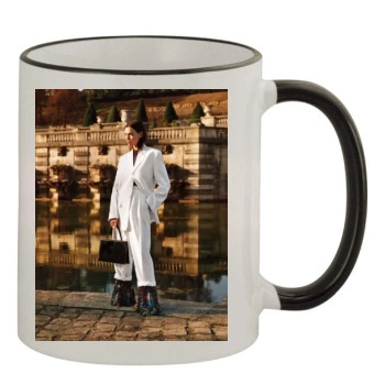 Irina Shayk 11oz Colored Rim & Handle Mug