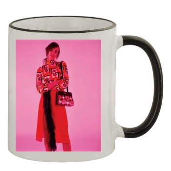 Irina Shayk 11oz Colored Rim & Handle Mug