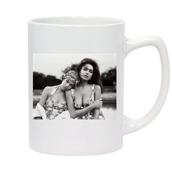 Irina Shayk 14oz White Statesman Mug