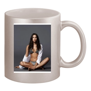 Irina Shayk 11oz Metallic Silver Mug