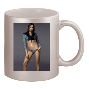 Irina Shayk 11oz Metallic Silver Mug