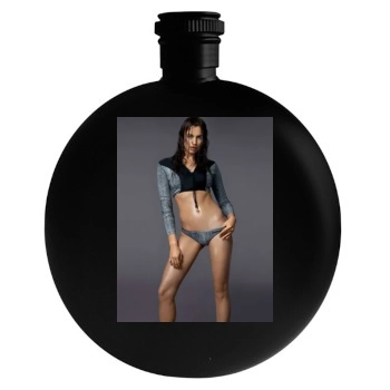 Irina Shayk Round Flask