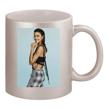 Irina Shayk 11oz Metallic Silver Mug