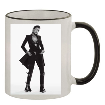 Irina Shayk 11oz Colored Rim & Handle Mug