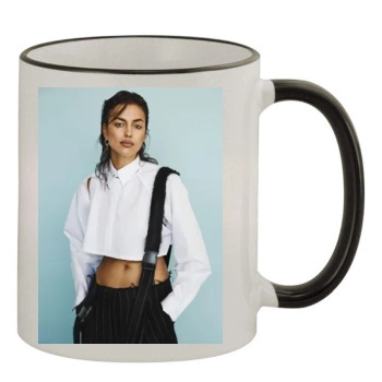 Irina Shayk 11oz Colored Rim & Handle Mug