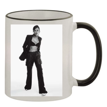 Irina Shayk 11oz Colored Rim & Handle Mug