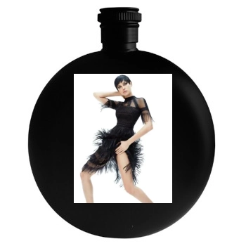 Irina Shayk Round Flask