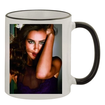 Irina Shayk 11oz Colored Rim & Handle Mug