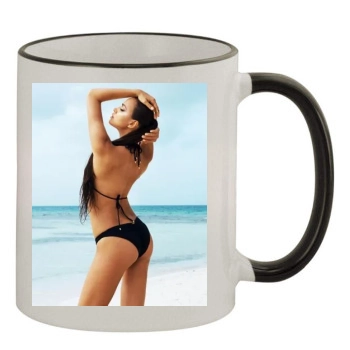 Irina Shayk 11oz Colored Rim & Handle Mug