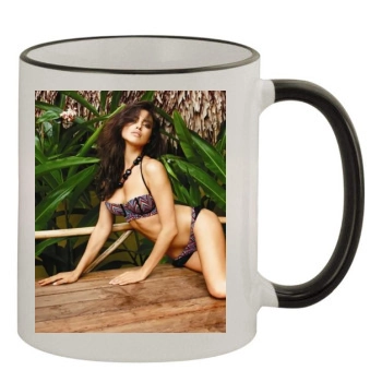 Irina Shayk 11oz Colored Rim & Handle Mug