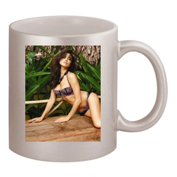 Irina Shayk 11oz Metallic Silver Mug