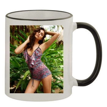 Irina Shayk 11oz Colored Rim & Handle Mug