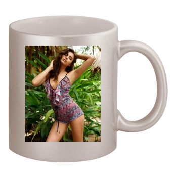 Irina Shayk 11oz Metallic Silver Mug