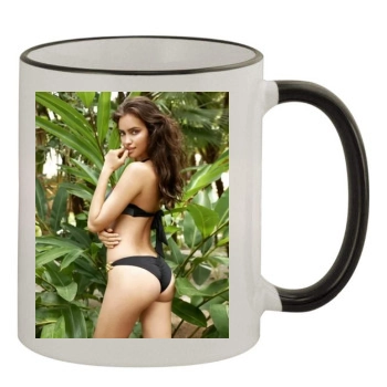 Irina Shayk 11oz Colored Rim & Handle Mug