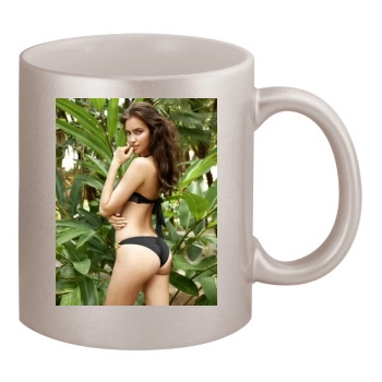 Irina Shayk 11oz Metallic Silver Mug