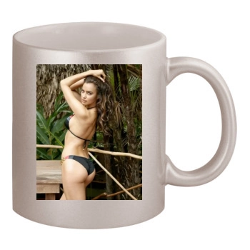 Irina Shayk 11oz Metallic Silver Mug