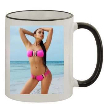 Irina Shayk 11oz Colored Rim & Handle Mug