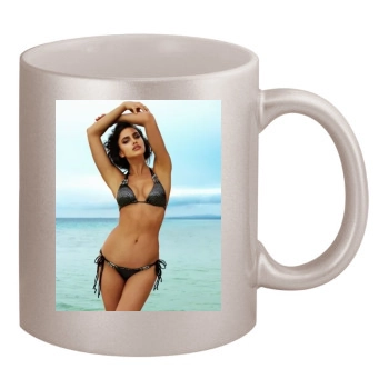 Irina Shayk 11oz Metallic Silver Mug