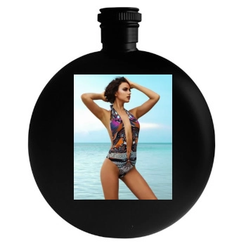 Irina Shayk Round Flask